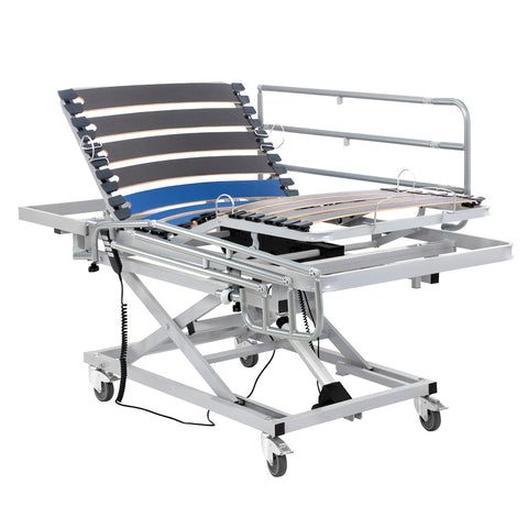 Letto Degenza Elettrico con Sollevamento Verticale e Sponde Letto - 105x190 cm