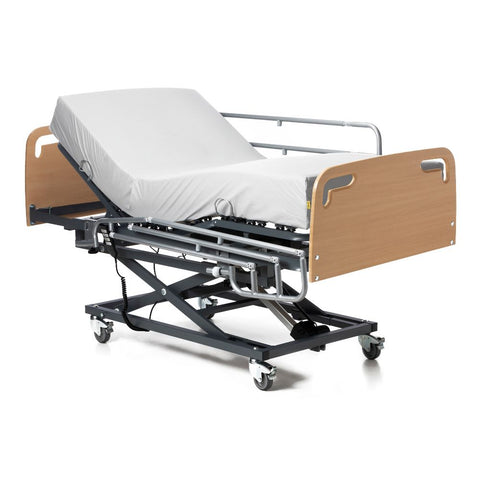Letto ospedaliero con carrello sollevatore