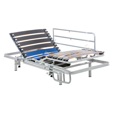 Letto ortopedico elettrico compatto  | Telecomando Wireless | Sponde letto - 90x200 cm