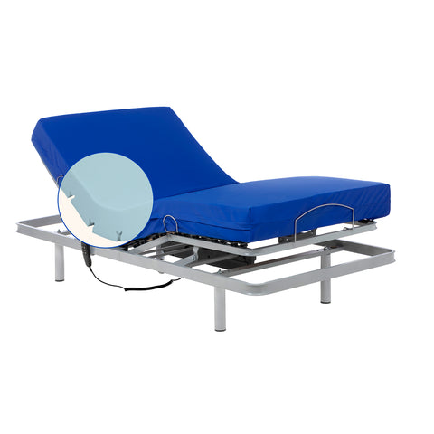 Letto ospedale con materasso sanitario HR impermeabile - 80x200 cm