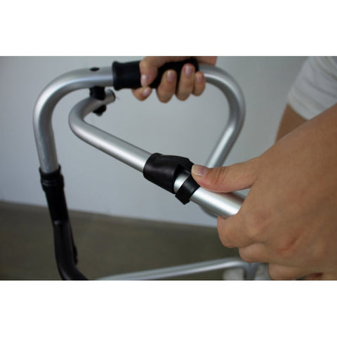 Deambulatore pieghevole senza ruote doppia impugnatura