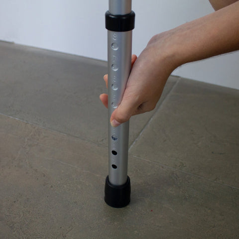 Deambulatore pieghevole senza ruote doppia impugnatura