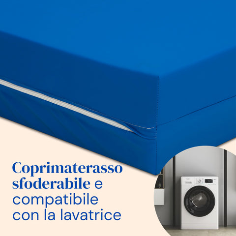 Letto ospedale con materasso sanitario HR impermeabile