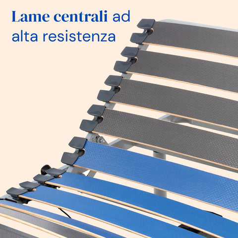 Letto ortopedico elettrico compatto | Telecomando Wireless - 80x200 cm