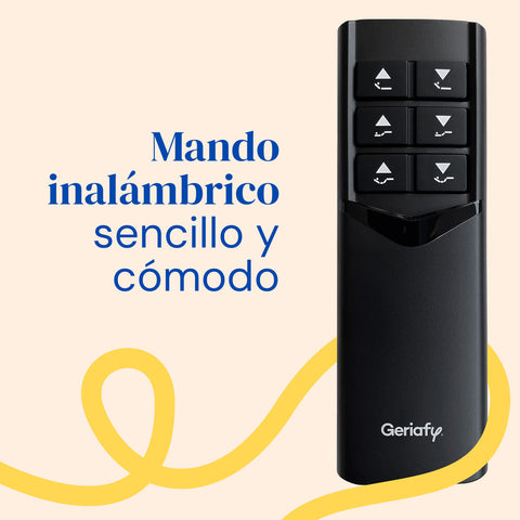 Letto ortopedico elettrico compatto  | Telecomando Wireless | Sponde letto - 80x200 cm