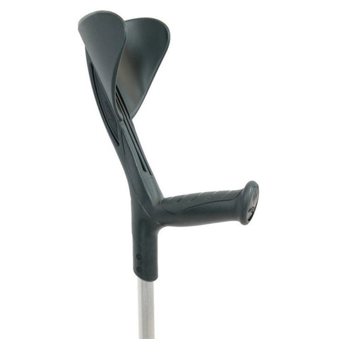 Stampella in alluminio regolabile in altezza colore nero