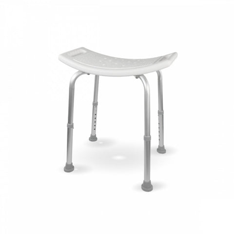Sedia da doccia | Alluminio | Regolabile in altezza | Puntali antiscivolo | San Fermín